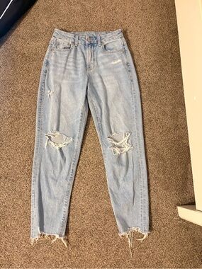 Light Blue Women's Jeans size 2 short ripped